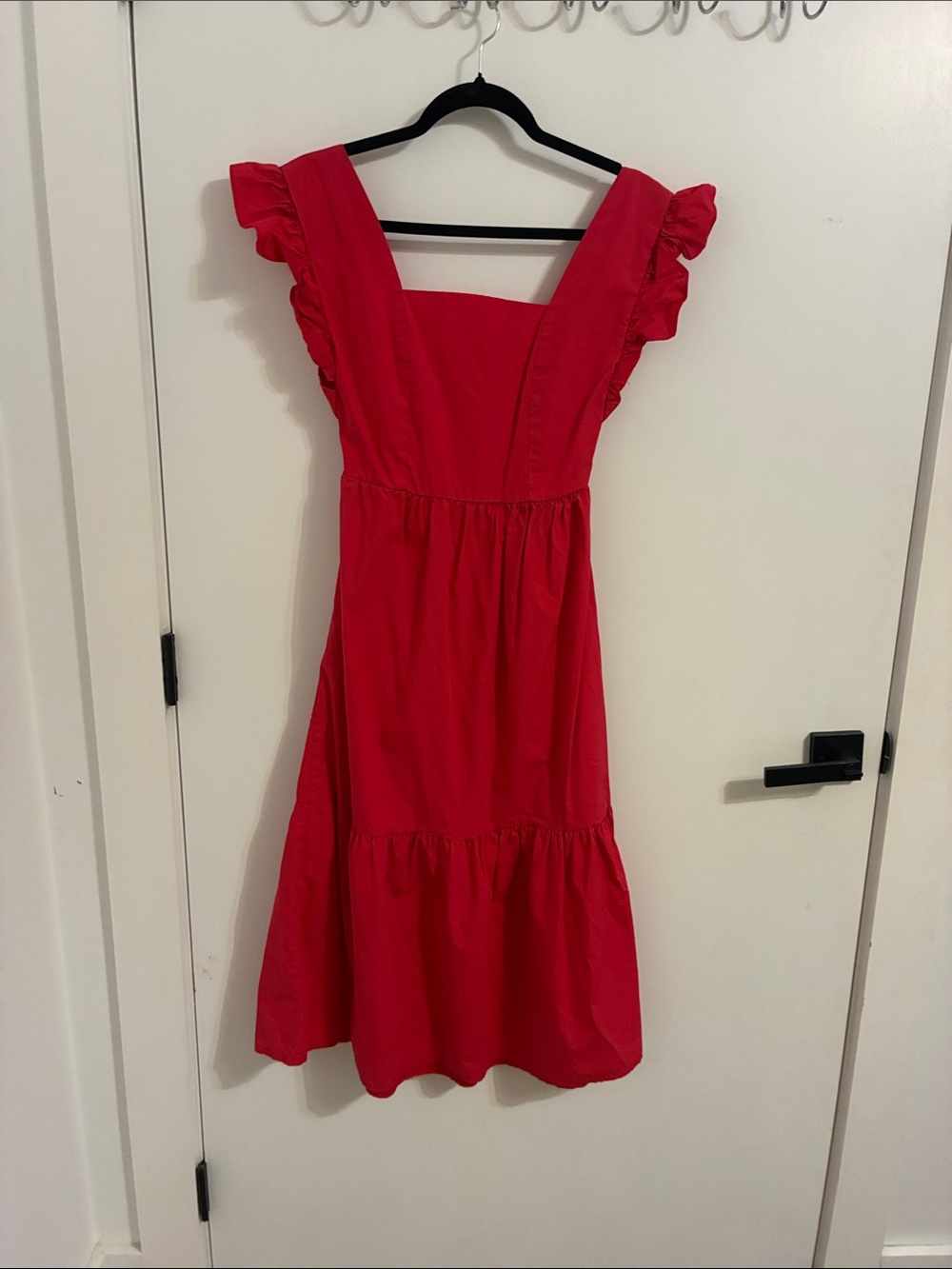 Sunday Up Bright Red Elastic Waist Skirt